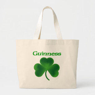 Guinness-Kleeblatt Jumbo Stoffbeutel