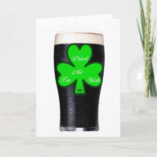 Guinness-Liter-Karte Karte