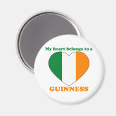 Guinness Magnet (Vorderseite/Rückseite)