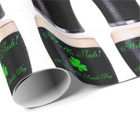Guinness-Pint-Bild zum Verpacken von Papier Geschenkpapier (Rolleneckpunkt)