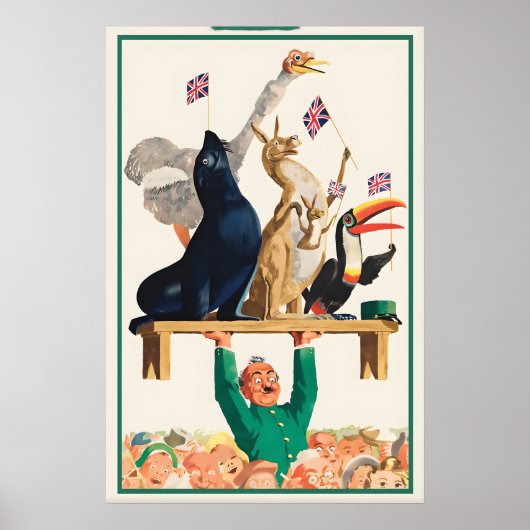 Guinness Poster Druck John Gilroy Vintage Irisch (Vorne)