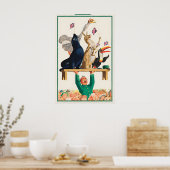 Guinness Poster Druck John Gilroy Vintage Irisch (Küche)