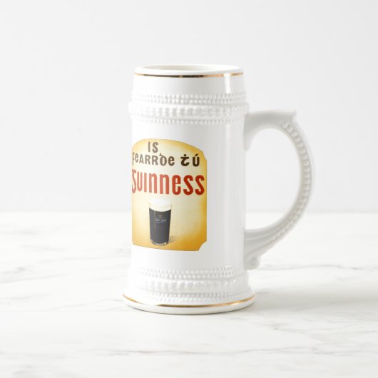 Guinness-Tasse Bierglas (Rechts)