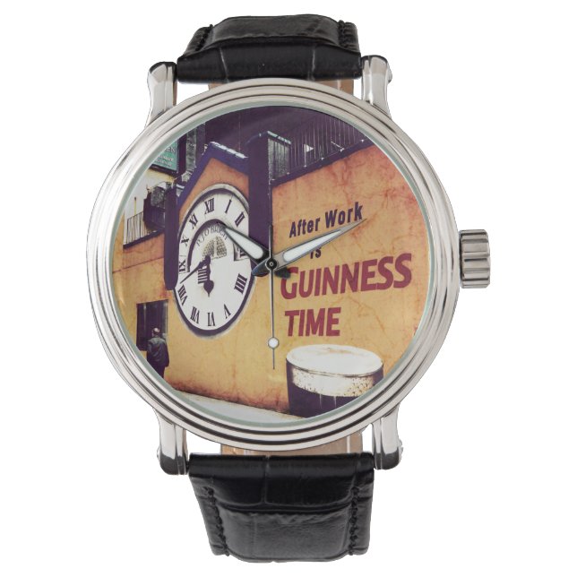 Guinness Time Armbanduhr (Vorderseite)