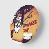Guinness Time Pocket Watch Runde Wanduhr (Winkel)