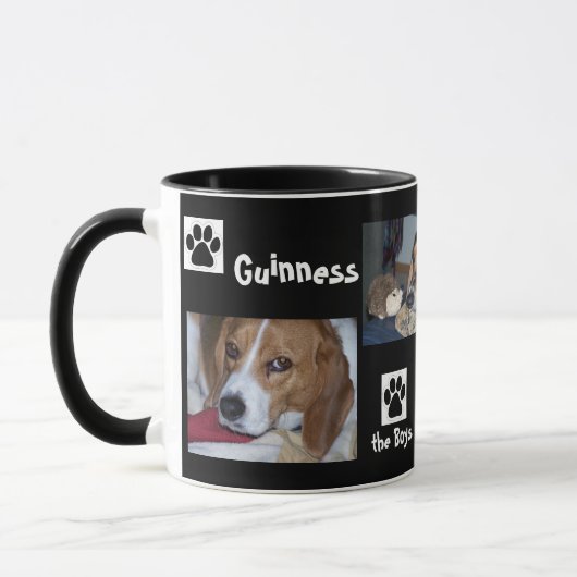 Guinness- und Winston-Tasse Tasse (Links)