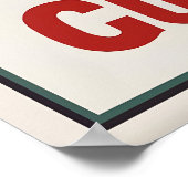 Guinness Weihnachtsstrumpf Poster Druck John (Ecke)