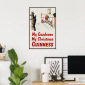 Guinness Weihnachtsstrumpf Poster Druck John (Heimbüro)