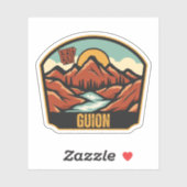 Guion, Arkansas Aufkleber (Blatt)