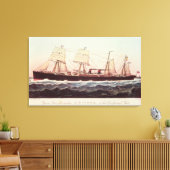 Guion Line Dampfschiff Arizona Leinwanddruck (Insitu (Wohnzimmer))