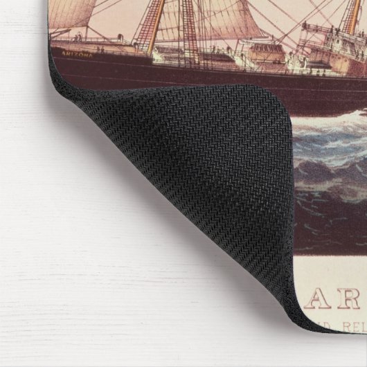 Guion Linie Dampfer Arizona Mousepad (Ecke)