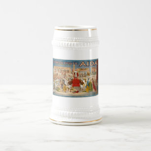 Guiseppe Verdi Aida 1908 Hippodrom Bierglas