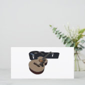 Guitar 1 Announcement-Karte Ankündigung (Stehend Vorderseite)