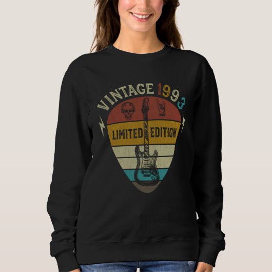 Guitar 30th Birthday Best of 1993 Sweatshirt (Vorderseite)