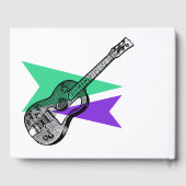 Guitar 50. Geburtstagsparty Gästebuch (Rückseite)