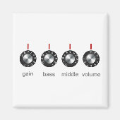 Guitar Amp Knobs Magnet (Vorne)
