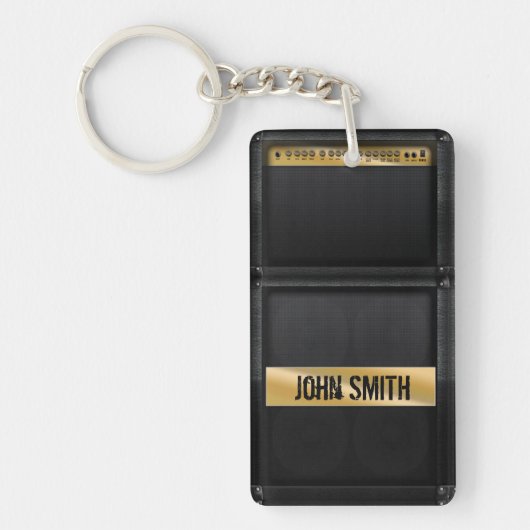 Guitar amp with custom name schlüsselanhänger (Vorderseite)