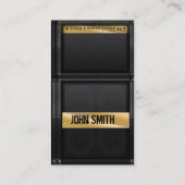 Guitar amp with custom name visitenkarte (Rückseite)