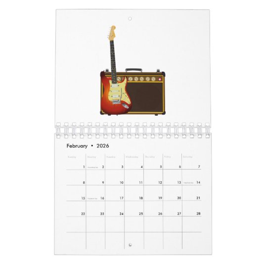 Guitar And Aplifier Kalender (Feb 2026)