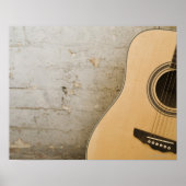Guitar and Bricks Poster (Vorne)