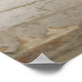 Guitar and Bricks Poster (Ecke)