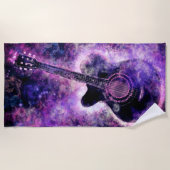 Guitar Beach Handtuch Deine Musik (Vorderseite)