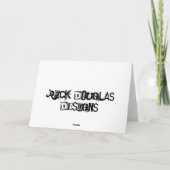 Guitar Birthday Card Karte (Rückseite)