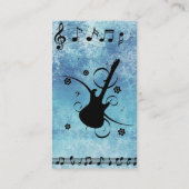 Guitar Business Card Visitenkarte (Rückseite)