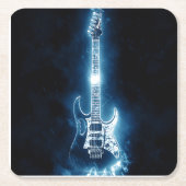 Guitar Candy Tin Rechteckiger Pappuntersetzer (Vorderseite)