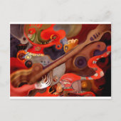 Guitar Chaman von Albruno* Postkarte (Vorderseite)