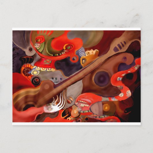 Guitar Chaman von Albruno* Postkarte (Vorderseite)