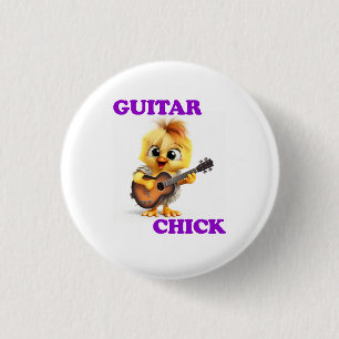 Guitar Chick Button