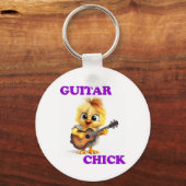 Guitar Chick Schlüsselanhänger (Rückseite)