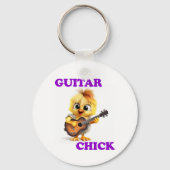 Guitar Chick Schlüsselanhänger (Rückseite)