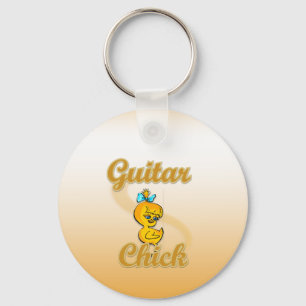Guitar Chick Schlüsselanhänger