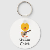 Guitar Chick Schlüsselanhänger (Vorderseite)
