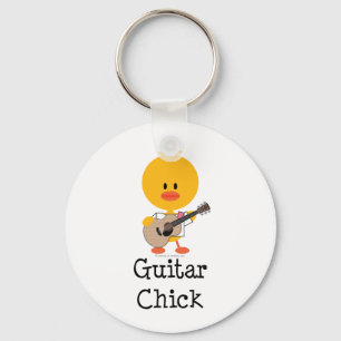 Guitar Chick Schlüsselanhänger