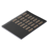 Guitar Chord Chart Notes Funny Music Teacher Notizblock (Linke Seite)