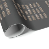 Guitar Chord Chart notiert Funny Music Teacher Geschenkpapier (Rolleneckpunkt)