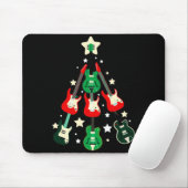 Guitar Christmas T Shirt Mousepad (Mit Mouse)