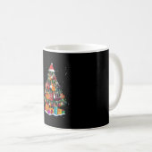 Guitar Christmas Tree Funny Kaffeetasse (VorderseiteRechts)