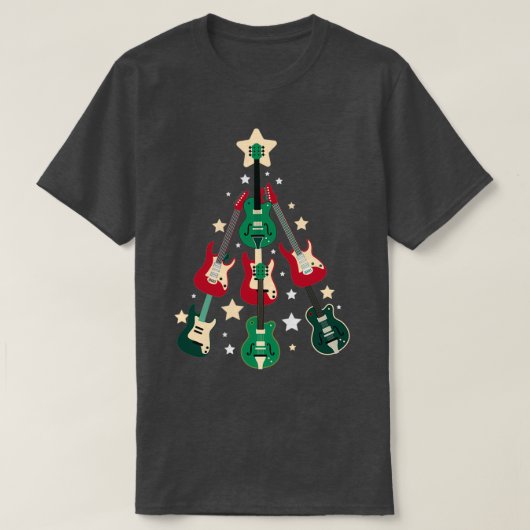 GUITAR CHRISTMAS TREE T-Shirt (Design vorne)