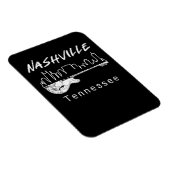 Guitar Country Music Souvenir Geschenk Nashville Magnet (Rechte Seite)