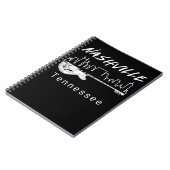 Guitar Country Music Souvenir Geschenk Nashville Notizblock (Linke Seite)