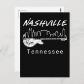 Guitar Country Music Souvenir Geschenk Nashville Postkarte (Vorne/Hinten)