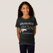 Guitar Country Music Souvenir Geschenk Nashville T-Shirt (Vorne ganz)