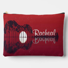 Guitar Cove Red w Individuelle Name Zubehörtasche