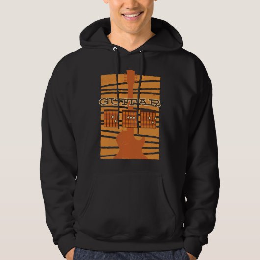 Guitar Dad Music Musician Hoodie (Vorderseite)
