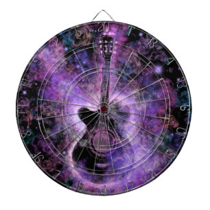 Guitar Dart Board Lila - Magic Sound Dartscheibe