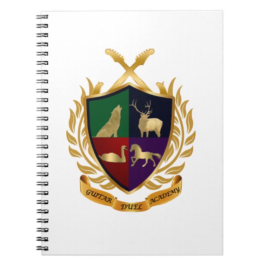 Guitar Duel Academy Notebook Notizblock (Vorderseite)
